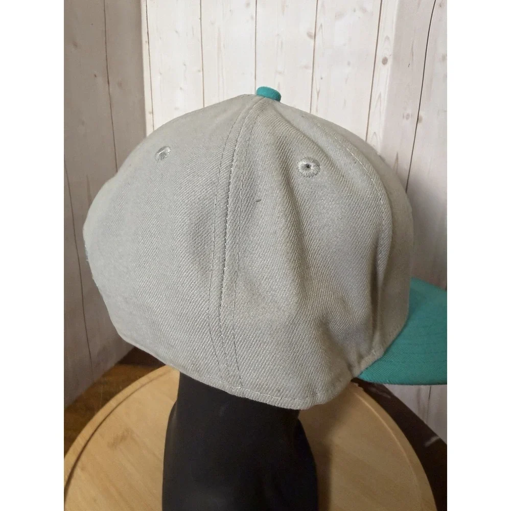 Charlotte Hornets Hat Cap Hardwood Classics New Era SnapBack 59Fifty Gray 7-3/4